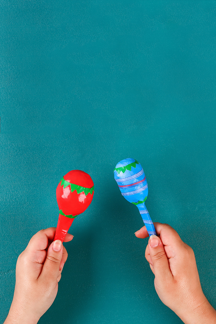 DIY Homemade Cinco De Mayo Maracas